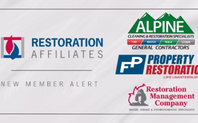 Restoration Affiliates is proud to announce the addition of three new members